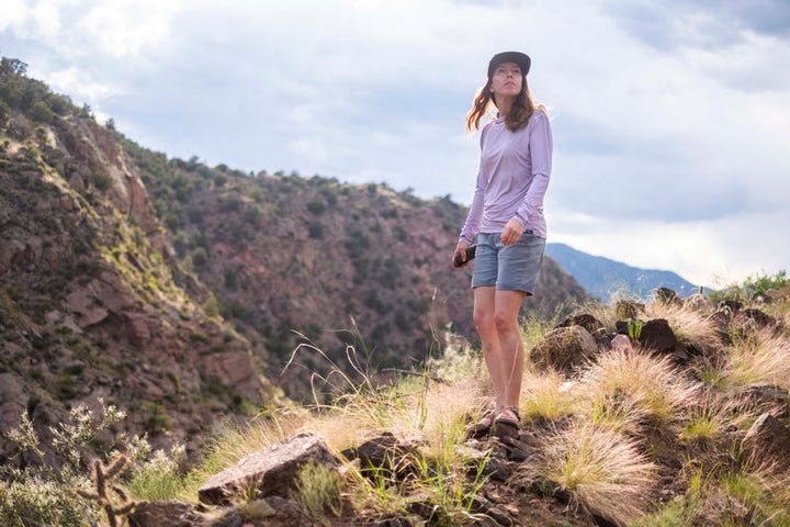 River Station UPF 50 Hooded Sun Shirt Women&