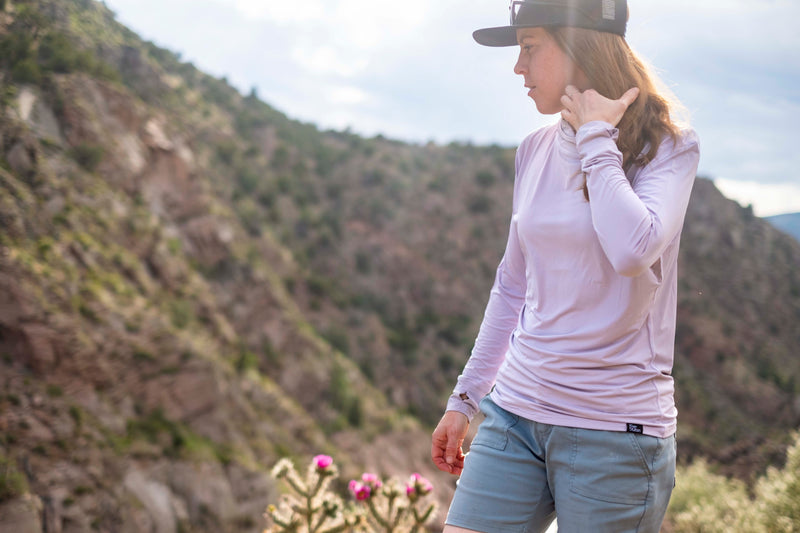 River Station UPF 50 Hooded Sun Shirt Women&