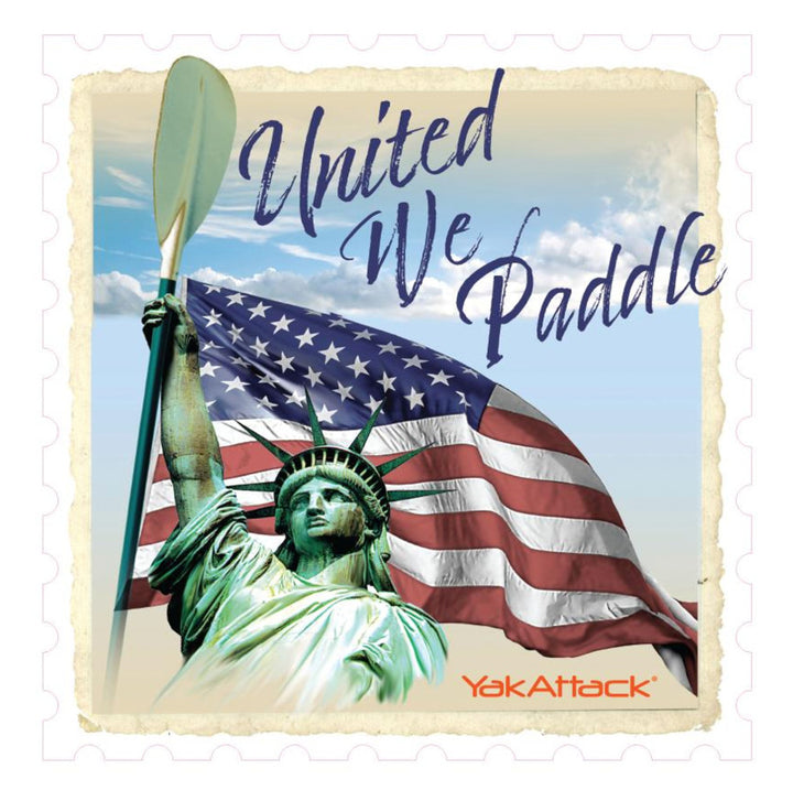 YakAttack United We Paddle Decal, 3"