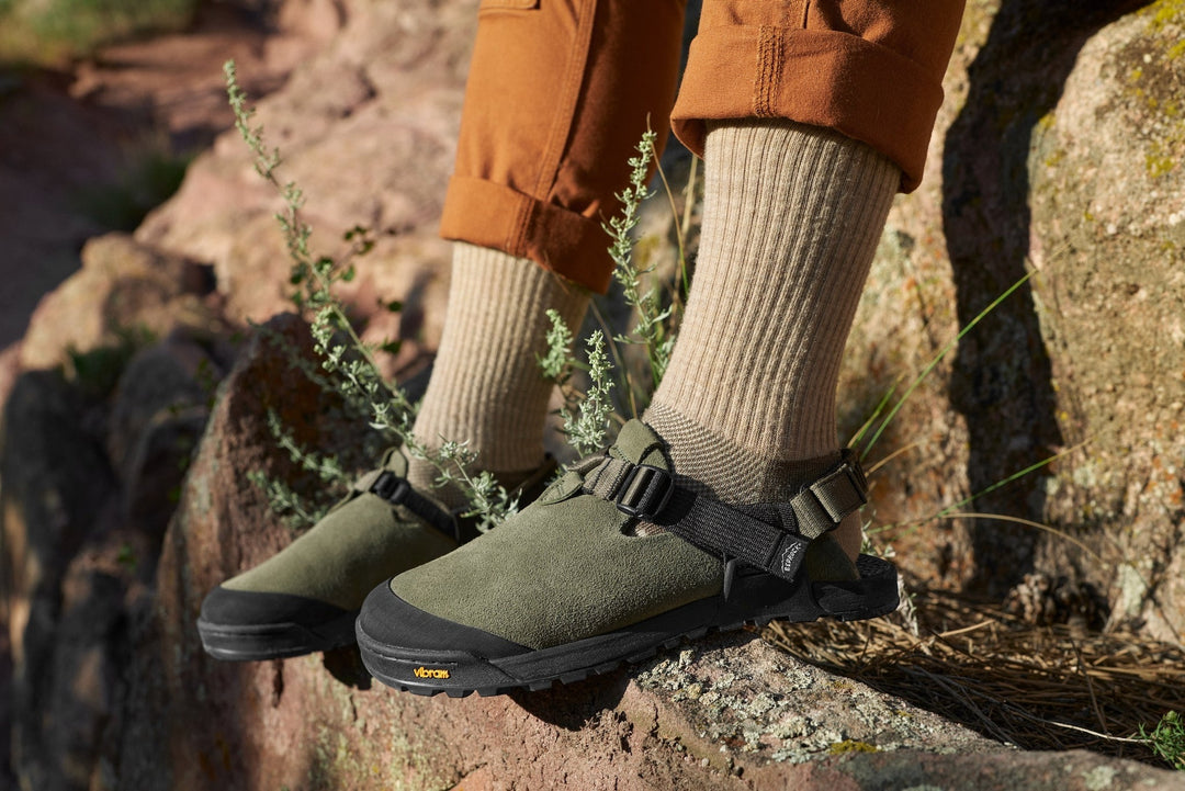 Bedrock Mountain Clog - Leather Suede (Sagebrush)