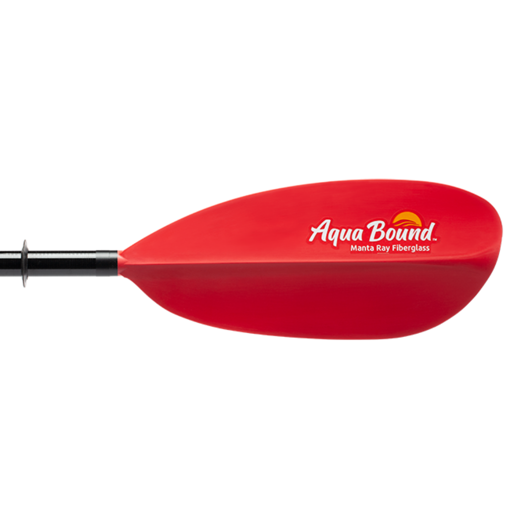 Aqua Bound MantaRay Fiberglass 2-Piece Snap-Button Kayak Paddle