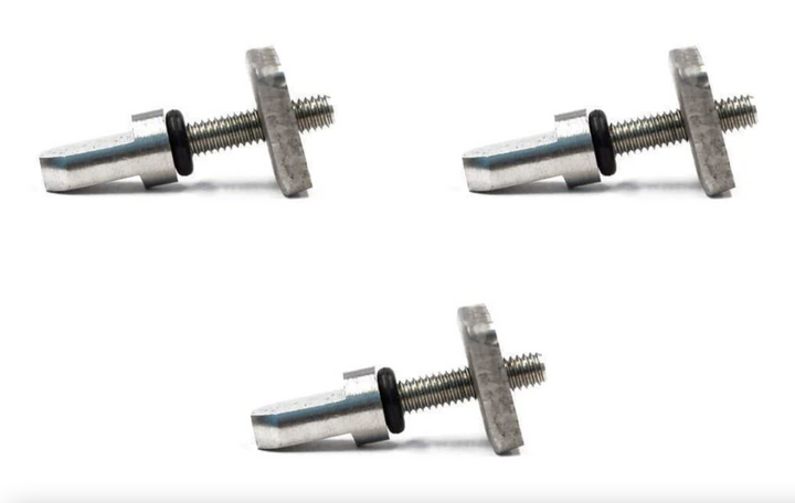 Level Six Tool Free Fin Screw + Plates (3 Pack)