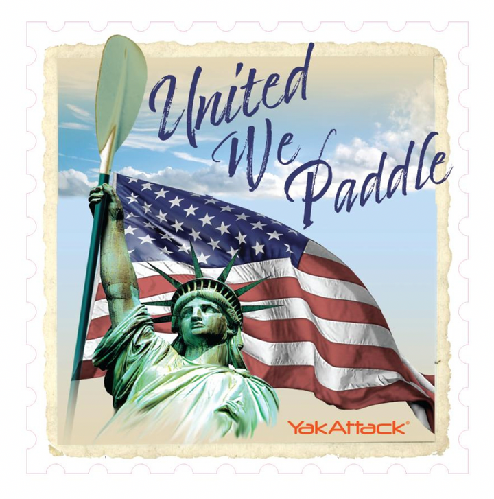 YakAttack United We Paddle Decal, 3"