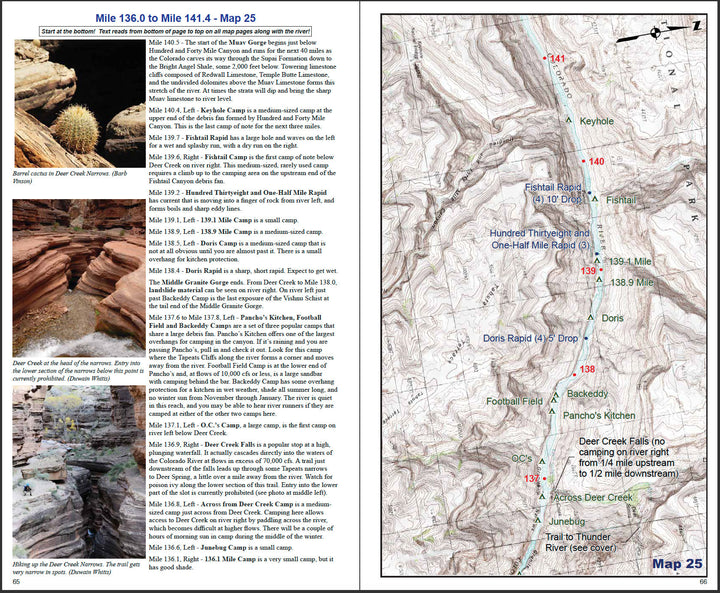 RiverMaps Colorado River in the Grand Canyon 8th Ed. Guide Book