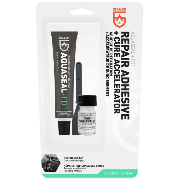 Gear Aid Aquaseal+FD Repair Adhesive + Cure Accelerator