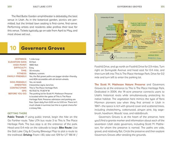 Urban Trails: Salt Lake City Salt Lake Valley * Trans-City Routes * Millcreek * Cottonwoods
