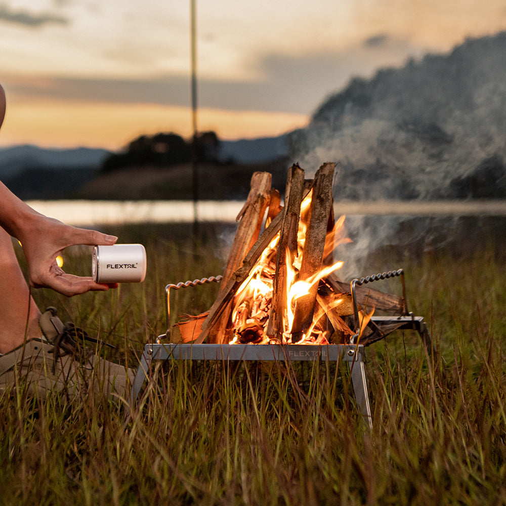 Flextail TINY PUMP 2X -Ultimate 3-in-1 Outdoor Pump with Camping Lamp