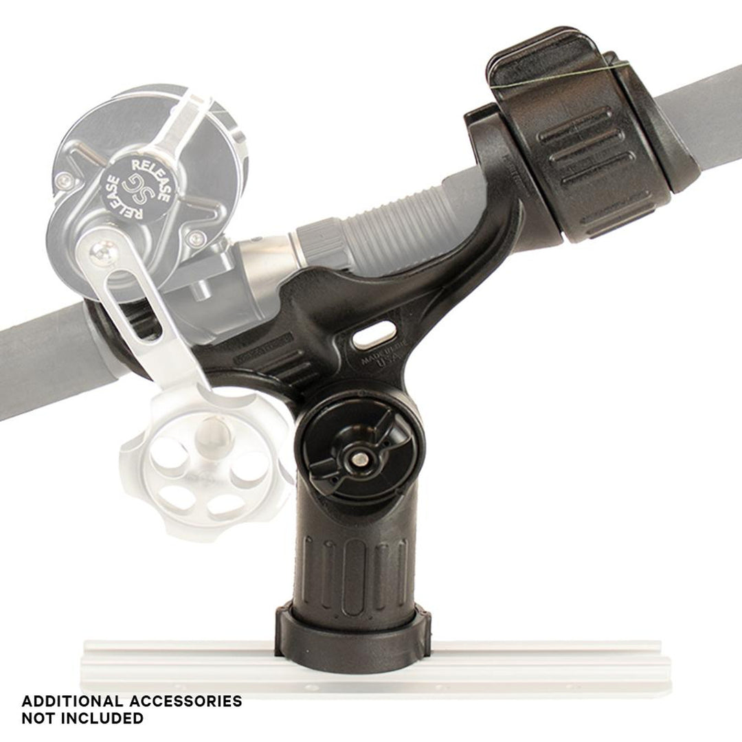 YakAttack Omega™ Rod Holder with Track Mounted LockNLoad™ Mounting System