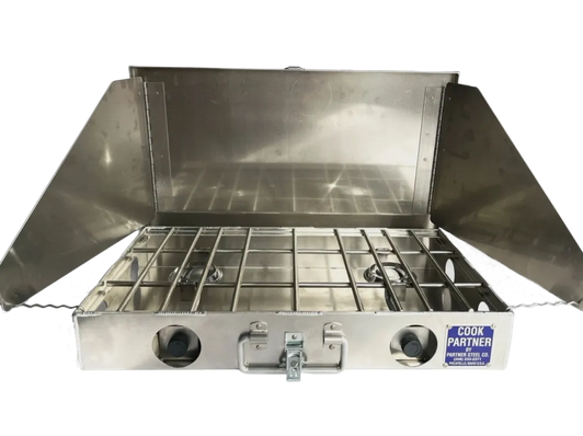 18″ 2 Burner Partner Stove With Windscreen