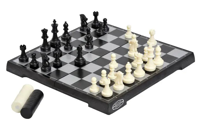 GSI Outside Inside Travel Basecamp Magnetic Chess/Checkers