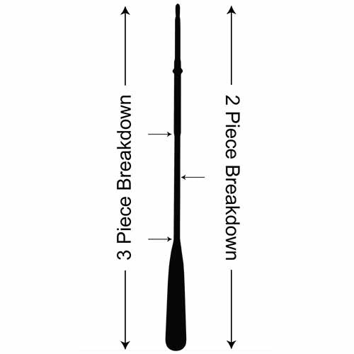 Sawyer MXS-G Oar Counter Balance Shaft w/Wrap &amp; Stop