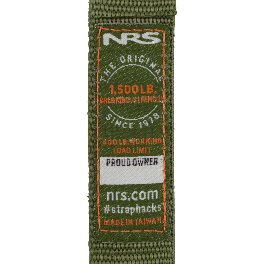 NRS 1" HD Tie-Down Straps Forest Green - Closeout
