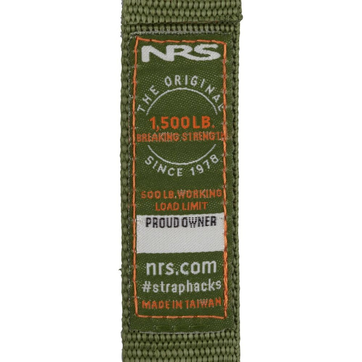 NRS 1" HD Tie-Down Straps Forest Green - Closeout