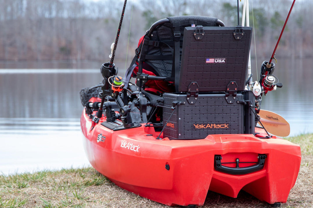 YakAttack  BlackPak Pro Kayak Fishing Crate - 13" x 13"