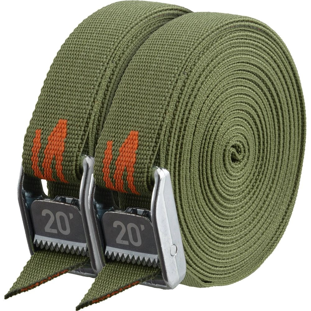 NRS 1" HD Tie-Down Straps Forest Green - Closeout