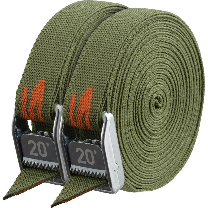NRS 1" HD Tie-Down Straps Forest Green - Closeout