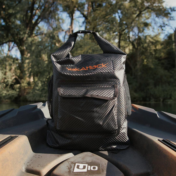 YakAttack 20L Roll-Top Drybag Backpack-Black