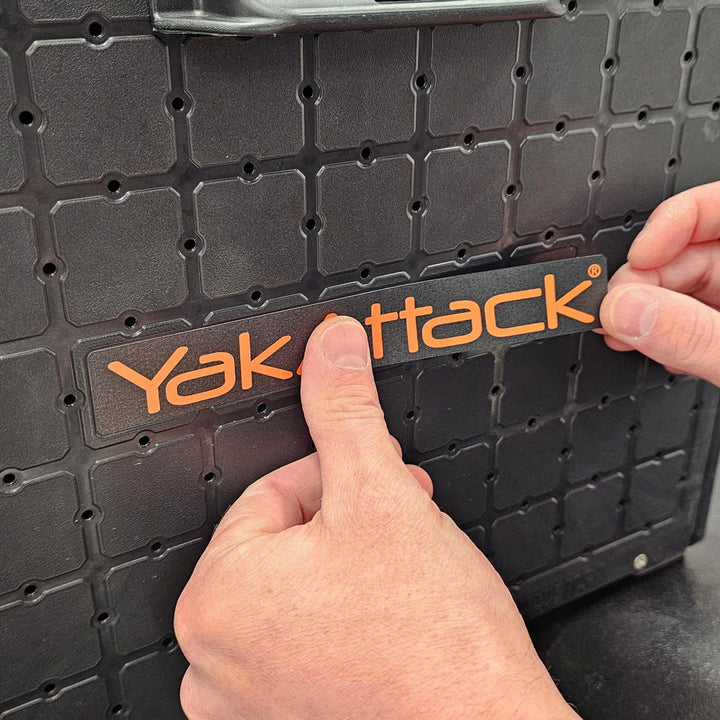 YakAttack Logo BlackPak Side Panel Decal