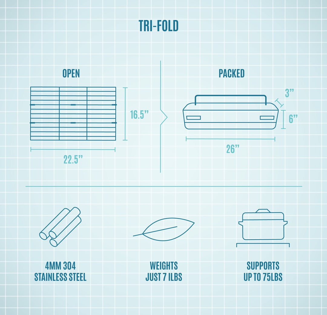 Fireside Outdoors Pop-Up Pit Grill Grate