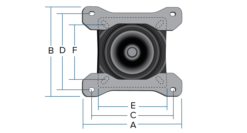 NRS Swivel and Plates for Padded Raft Seats