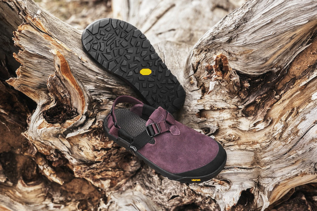 Bedrock Mountain Clog - Leather Suede (Deep Plum)