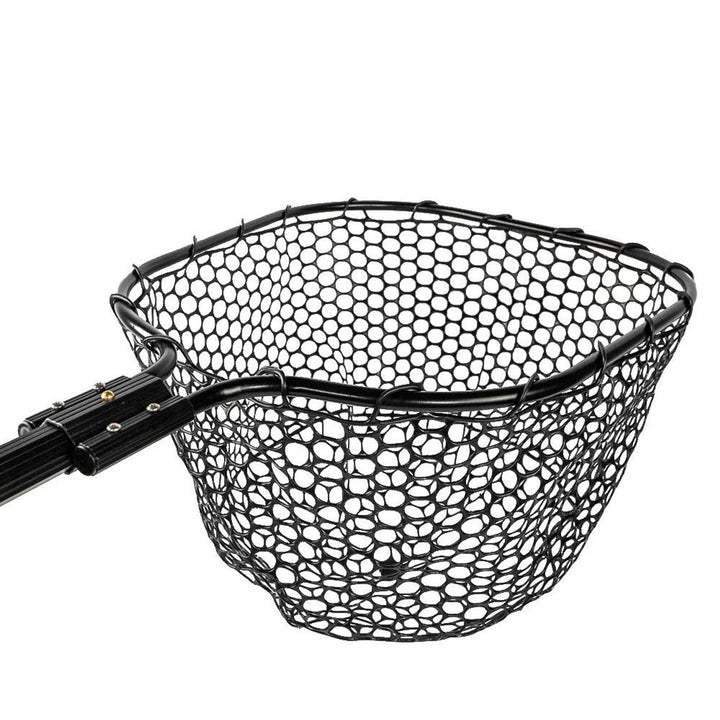 YakAttack 16” x 19” Landing Net with 24” Long Telescoping Handle and Rubber Netting