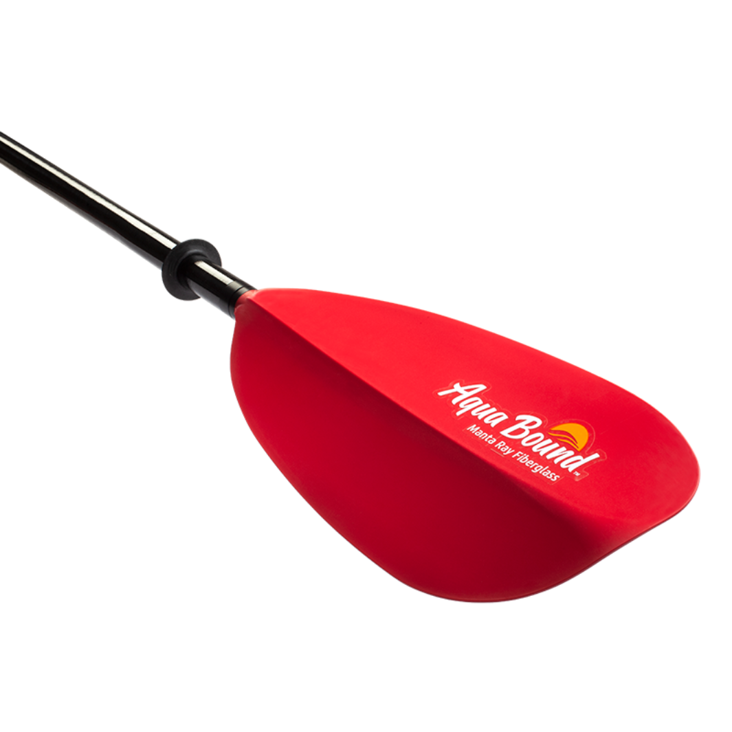Aqua Bound MantaRay Fiberglass 2-Piece Snap-Button Kayak Paddle