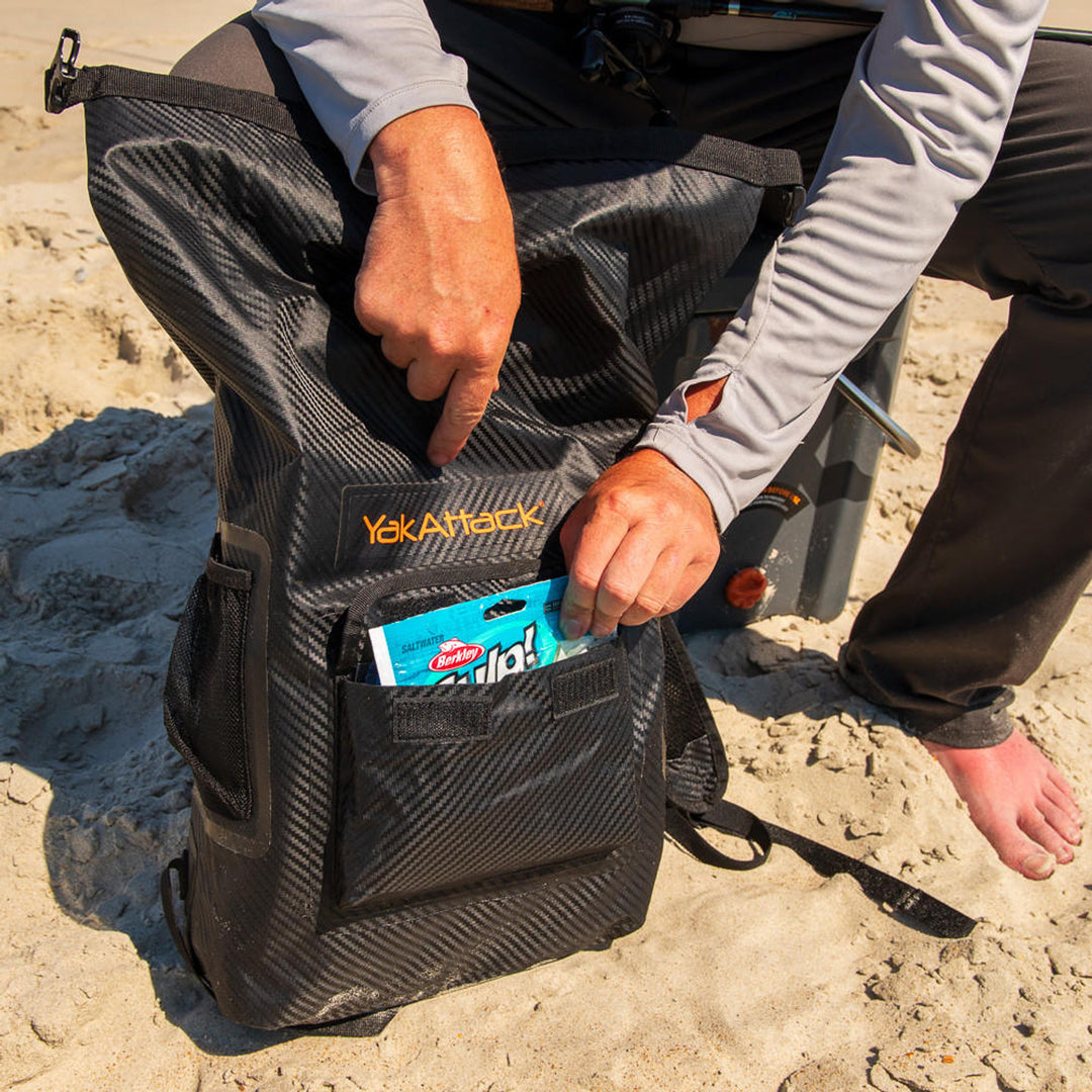 YakAttack 20L Roll-Top Drybag Backpack-Black