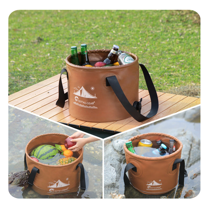 Flextail FLEX BUCKET - Foldable Waterproof Round Camping Bucket