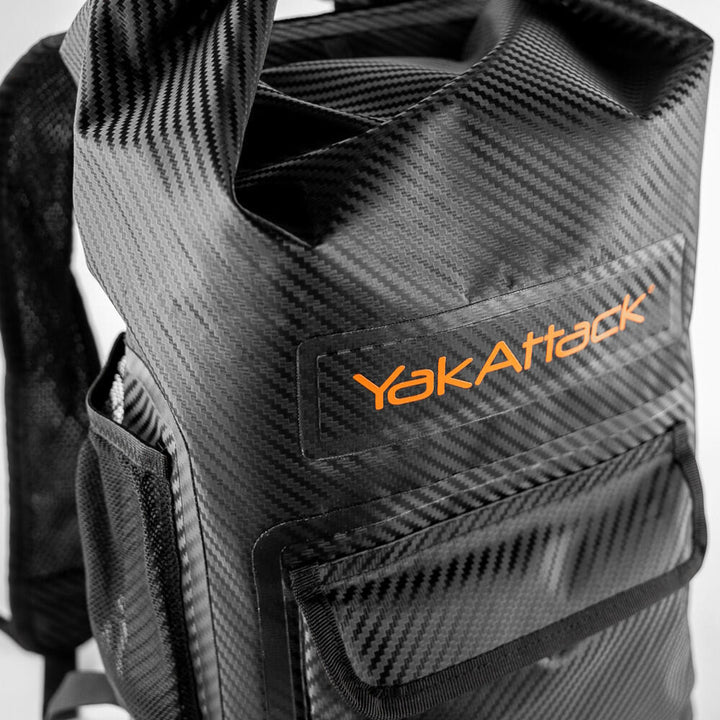 YakAttack 20L Roll-Top Drybag Backpack-Black