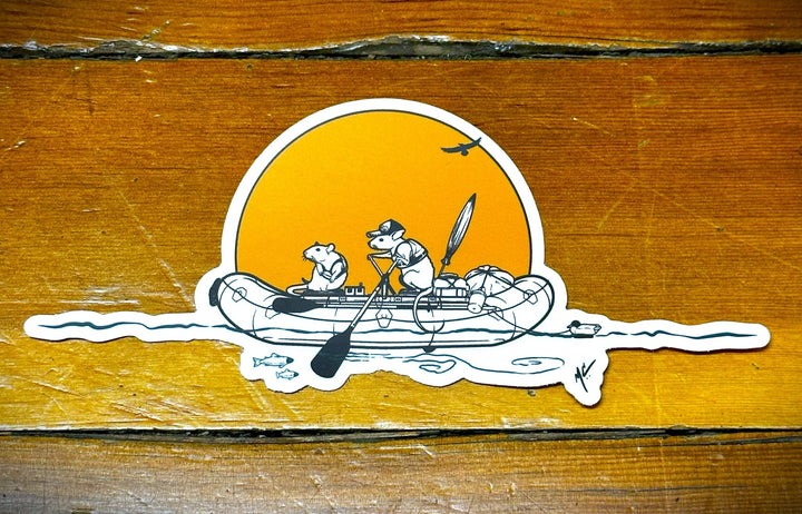 Marcus Cline River Rat Sticker