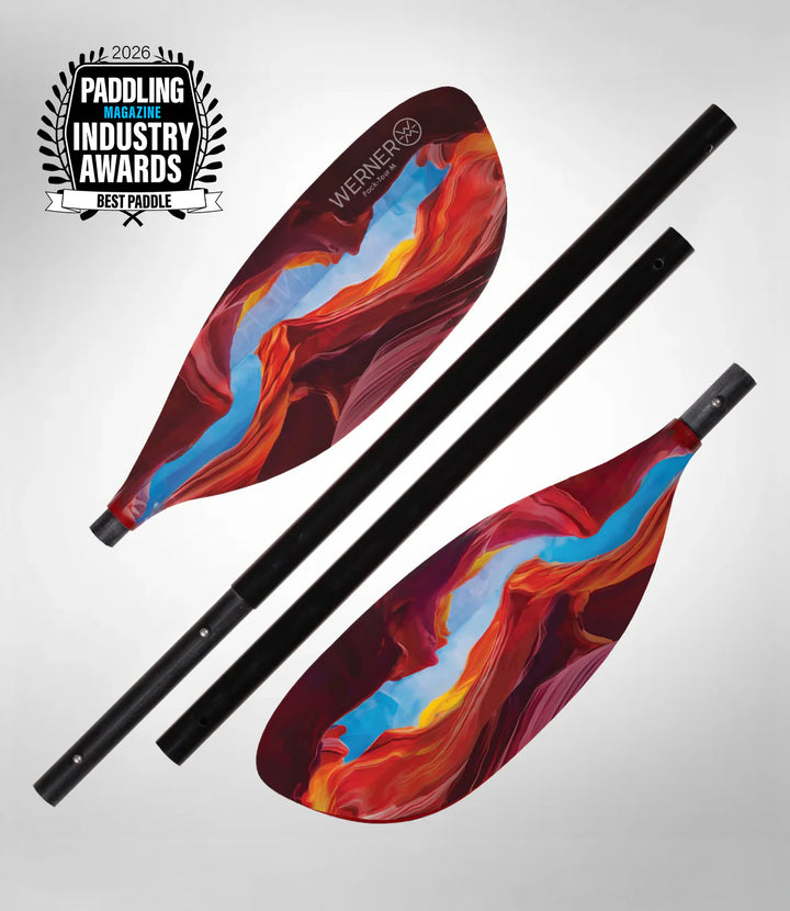 Werner Pack-Tour M 4 Piece Adjustable Pack Raft Paddle