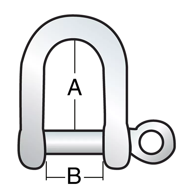 Harken 6mm "D" Shackle