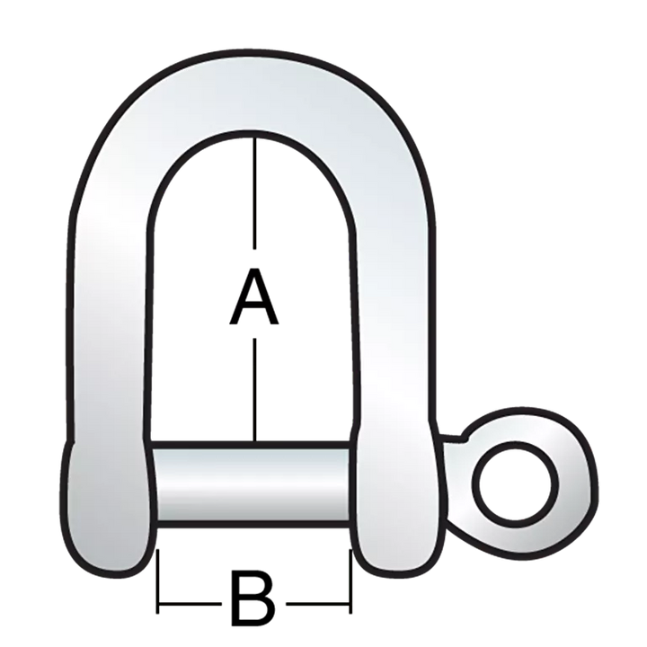 Harken 6mm "D" Shackle