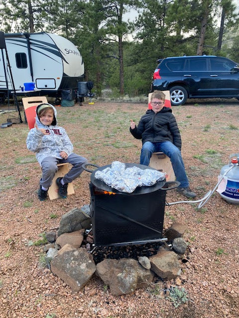 LavaBox OUXL: Over/Under/Extra/Large Grill and Stand (Krakatoa Size)