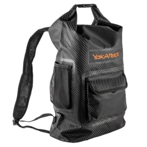 YakAttack 20L Roll-Top Drybag Backpack-Black