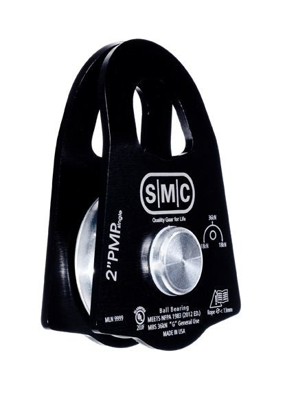 SMC 2" Single Aluminum Prusik Minding Pulley "PMP"