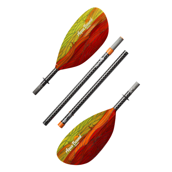 Aqua Bound Whiskey Fiberglass 4-Piece Straight Shaft Kayak Paddle