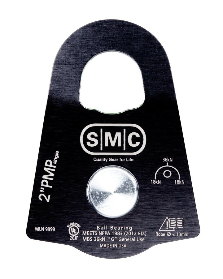 SMC 2" Single Aluminum Prusik Minding Pulley "PMP"