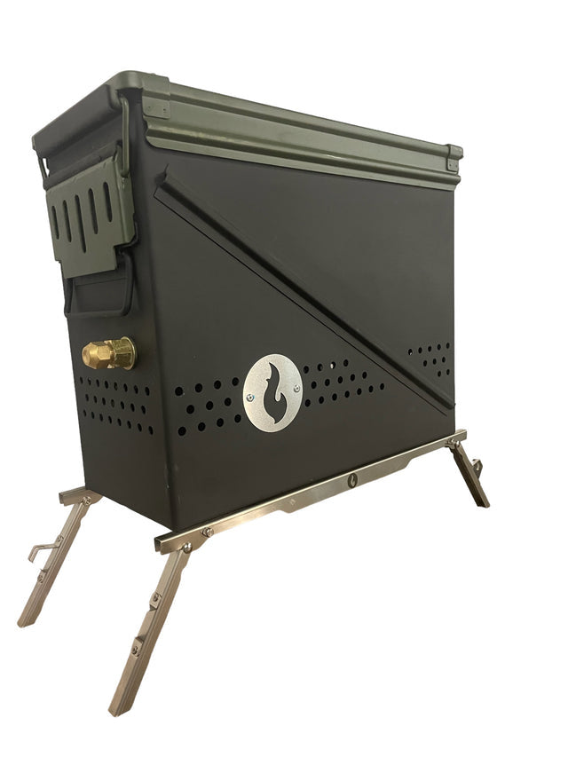 LavaBox OUXL: Over/Under/Extra/Large Grill and Stand (Krakatoa Size)