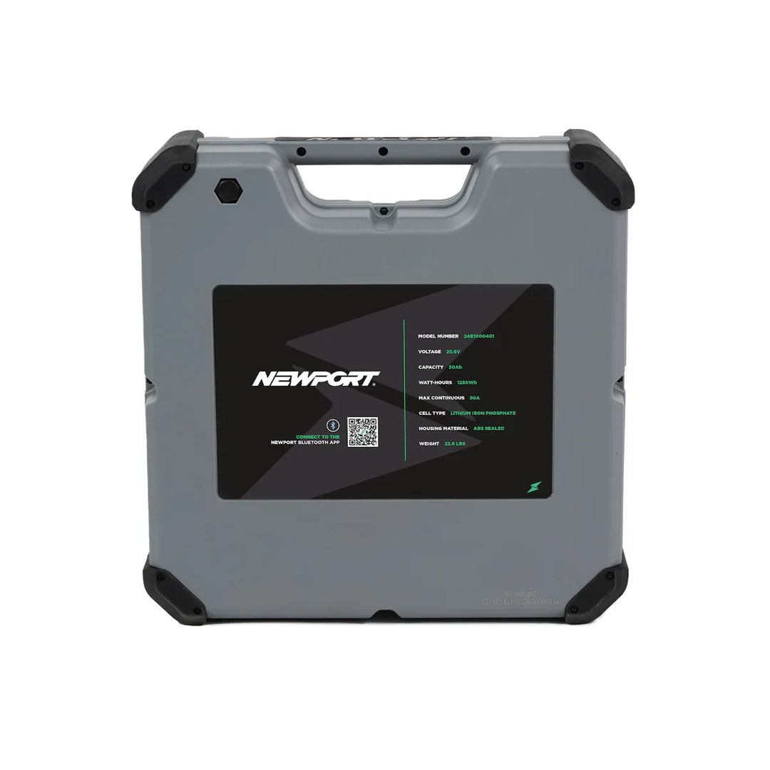 Newport 24V 50Ah LoPRO Lithium LifePO4 Battery