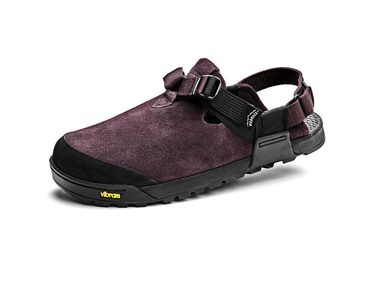 Bedrock Mountain Clog - Leather Suede (Deep Plum)