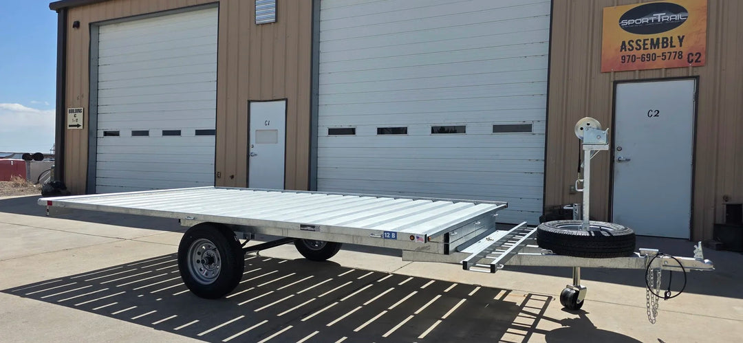 Sport Trail Raft Trailer 12x7 With Bike Rail