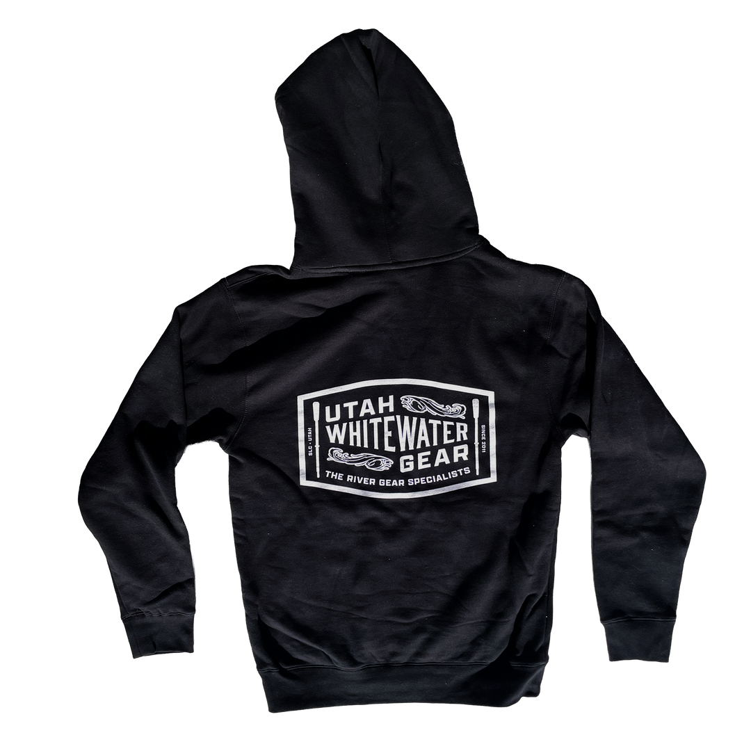 NEW Logo! Utah Whitewater Gear Logo Hoodie