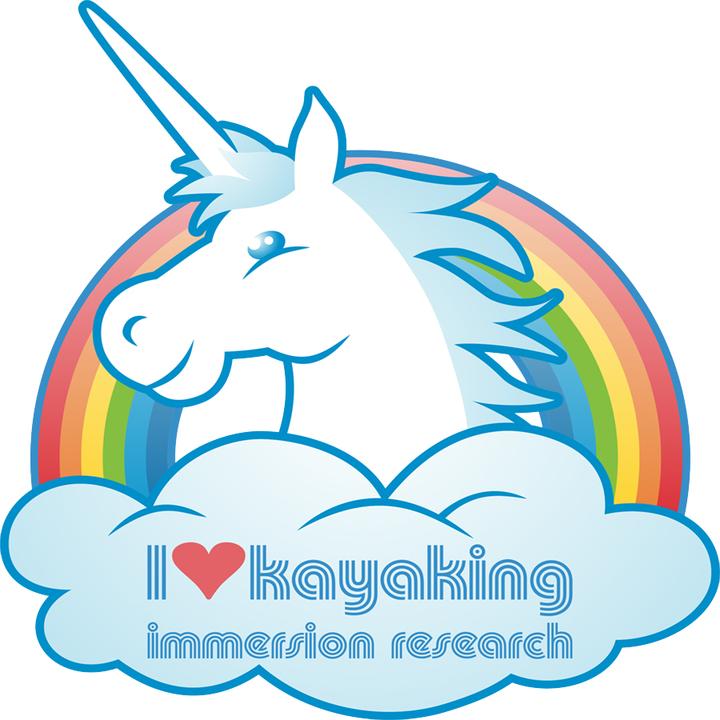 IR I Love Kayaking  (And More!) Sticker