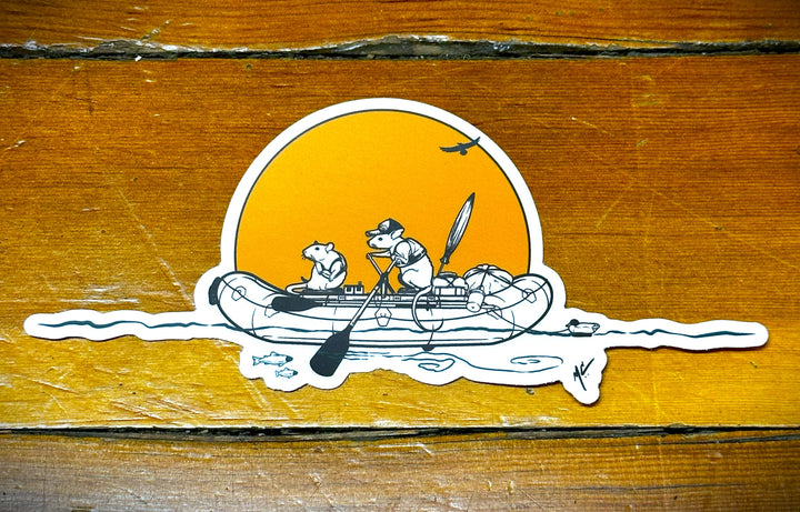 Marcus Cline River Rat Sticker