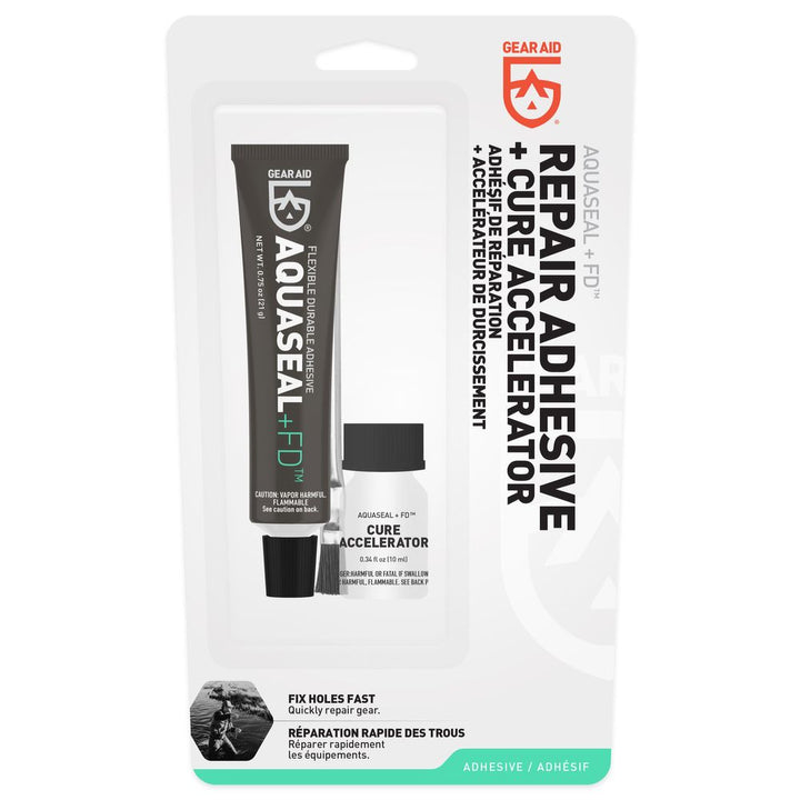 Gear Aid Aquaseal+FD Repair Adhesive + Cure Accelerator