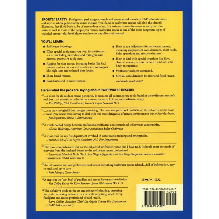 Swiftwater Rescue Book - 2nd Edition