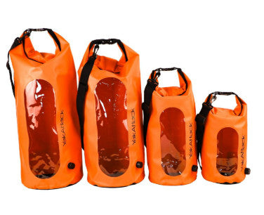 Yakattack 20L Roll-Top Drybag with Air Valve, Orange