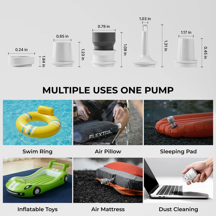 Flextail TINY PUMP 3X: Maximum Power for Ultralight Adventures